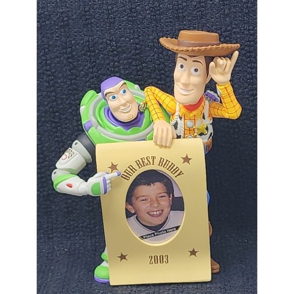 Hallmark Keepsake 2003 Our Best Buddy Buzz Lightyear And‎ Woody With Photo Frame - Picture 3 of 10